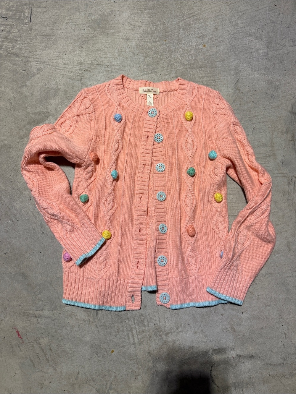 Matilda Jane Lookin Peachy Cardigan size 6